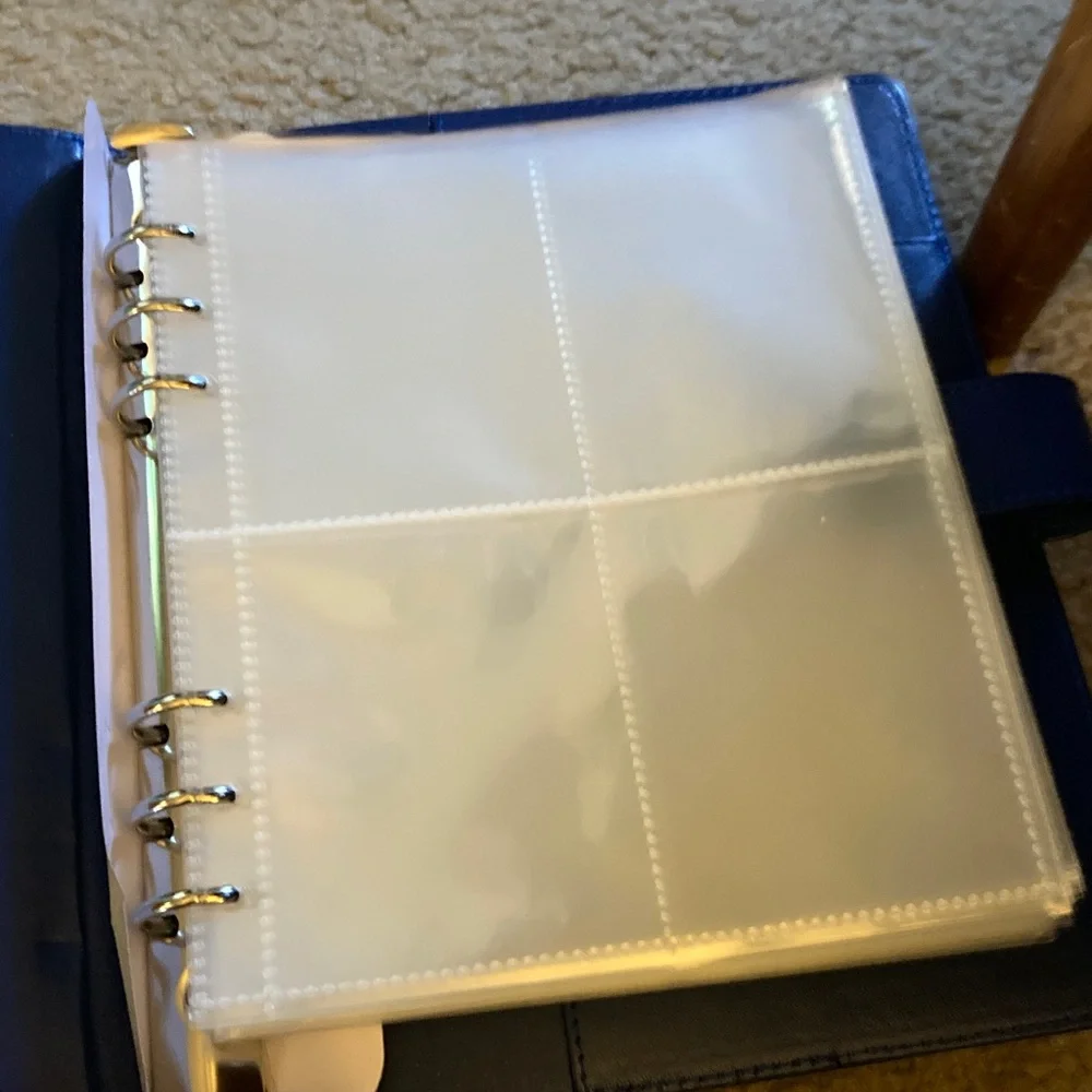 Blue Envelope Savings Challenge Binder